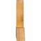 Ekena Millwork Portland Rough Sawn Timber Gable Bracket, Western Red Cedar, 72"W x 21"H x 4"D x 6"F, 7/12 Pitch GBW072X21X0406POR00RWR - alternate 2